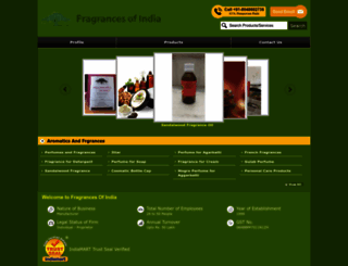 fragrancesofindia.com screenshot