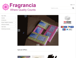 fragrancia.co.uk screenshot