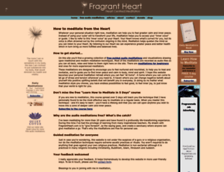 fragrantheart.com screenshot