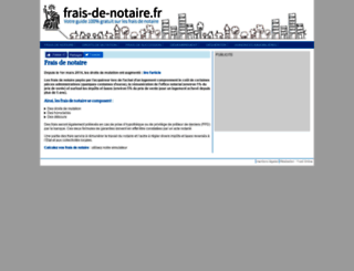 frais-de-notaire.fr screenshot
