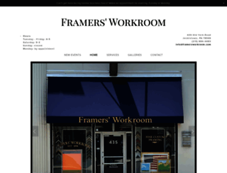framersworkroom.com screenshot