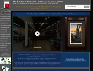 framersworkshop.com screenshot