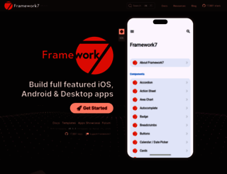 framework7.io screenshot
