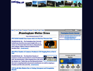 framinghamonline.com screenshot