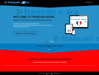 francais-extra.co.uk screenshot