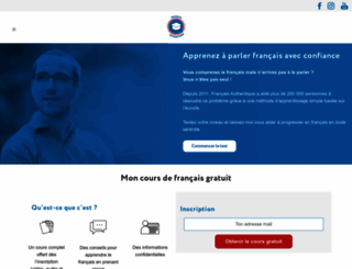 francaisauthentique.com screenshot