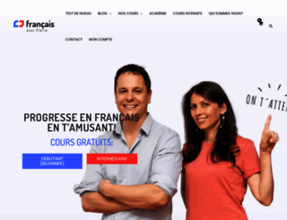 francaisavecpierre.com screenshot