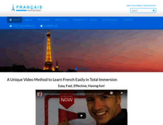 francaisimmersion.com screenshot