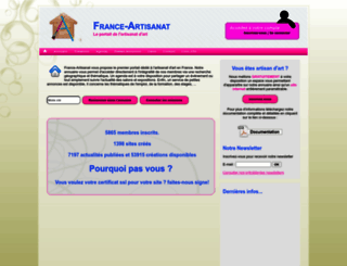 france-artisanat.fr screenshot