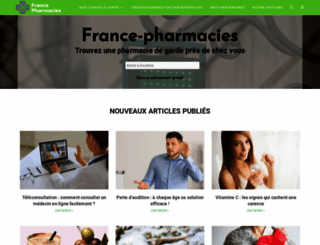 france-pharmacies.fr screenshot