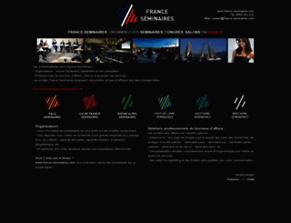 france-seminaires.com screenshot