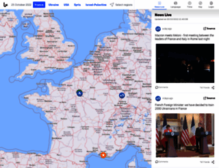 france.liveuamap.com screenshot