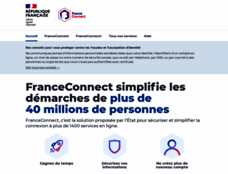 franceconnect.gouv.fr screenshot