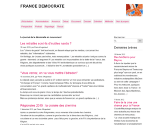 francedemocrate.info screenshot