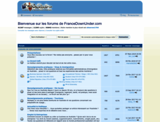 francedownunder.com screenshot