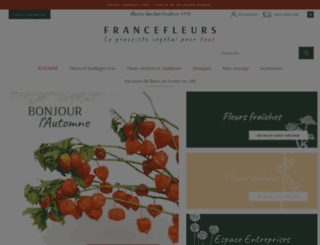 francefleurs.com screenshot