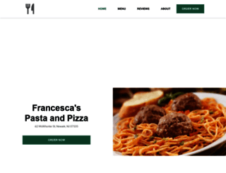 francescaspastaandpizza.com screenshot