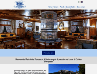 franceschiparkhotel.com screenshot