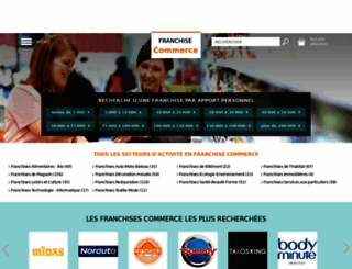 franchise-commerce.fr screenshot