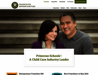 franchise.primroseschools.com screenshot