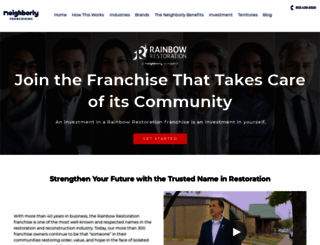 franchise.rainbowintl.com screenshot