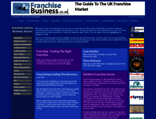 franchisebusiness.co.uk screenshot
