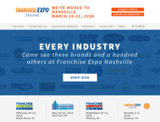 franchiseexpochicago.com screenshot