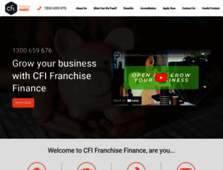 franchisefinanceaustralia.com.au screenshot