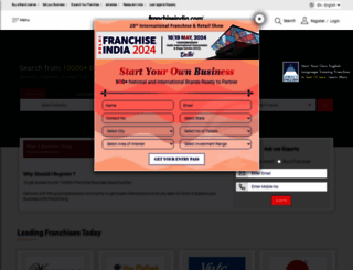 franchiseindia.com screenshot