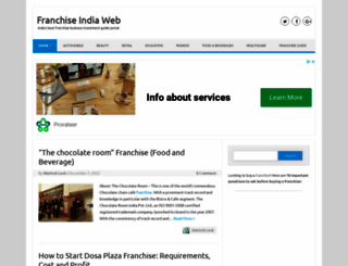 franchiseindiaweb.in screenshot
