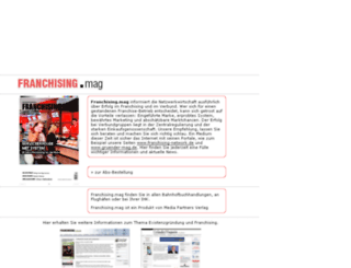 franchising-mag.de screenshot