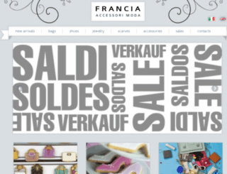 franciamoda.com screenshot