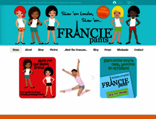 franciepants.com screenshot