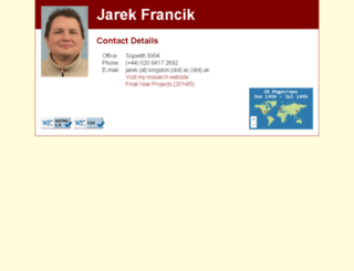 francik.name screenshot