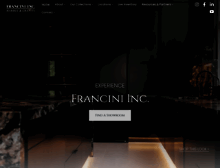francinimarble.com screenshot