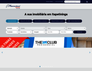 franciosiimoveis.com.br screenshot