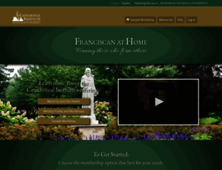 franciscanathome.com screenshot