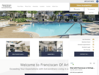 franciscanofarlington.com screenshot