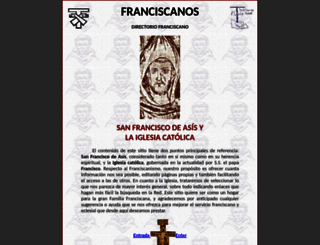 franciscanos.org screenshot