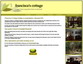 franciscasdenmark.com.au screenshot
