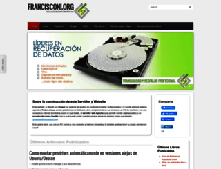 francisconi.org screenshot
