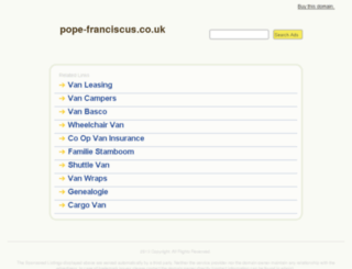 franciscus.de.vu screenshot