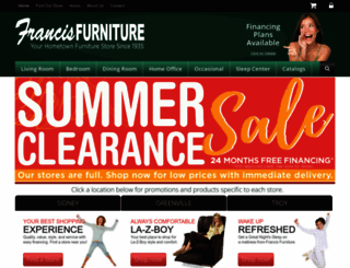 francisfurniture.net screenshot