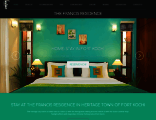 francisresidence.com screenshot