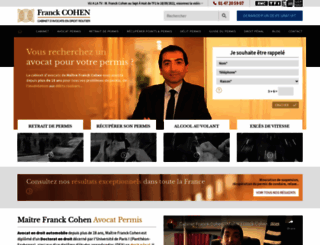 franck-cohen-avocat.fr screenshot