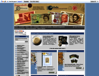 francobolliemonete.it screenshot