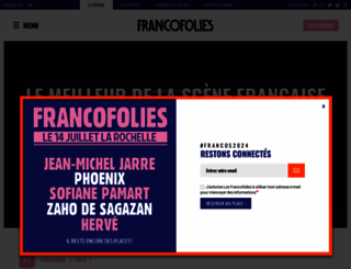 francofolies.fr screenshot