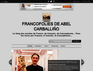 francofolies.over-blog.es screenshot