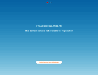 francoishollande.fr screenshot
