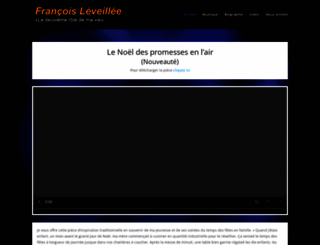 francoisleveillee.com screenshot